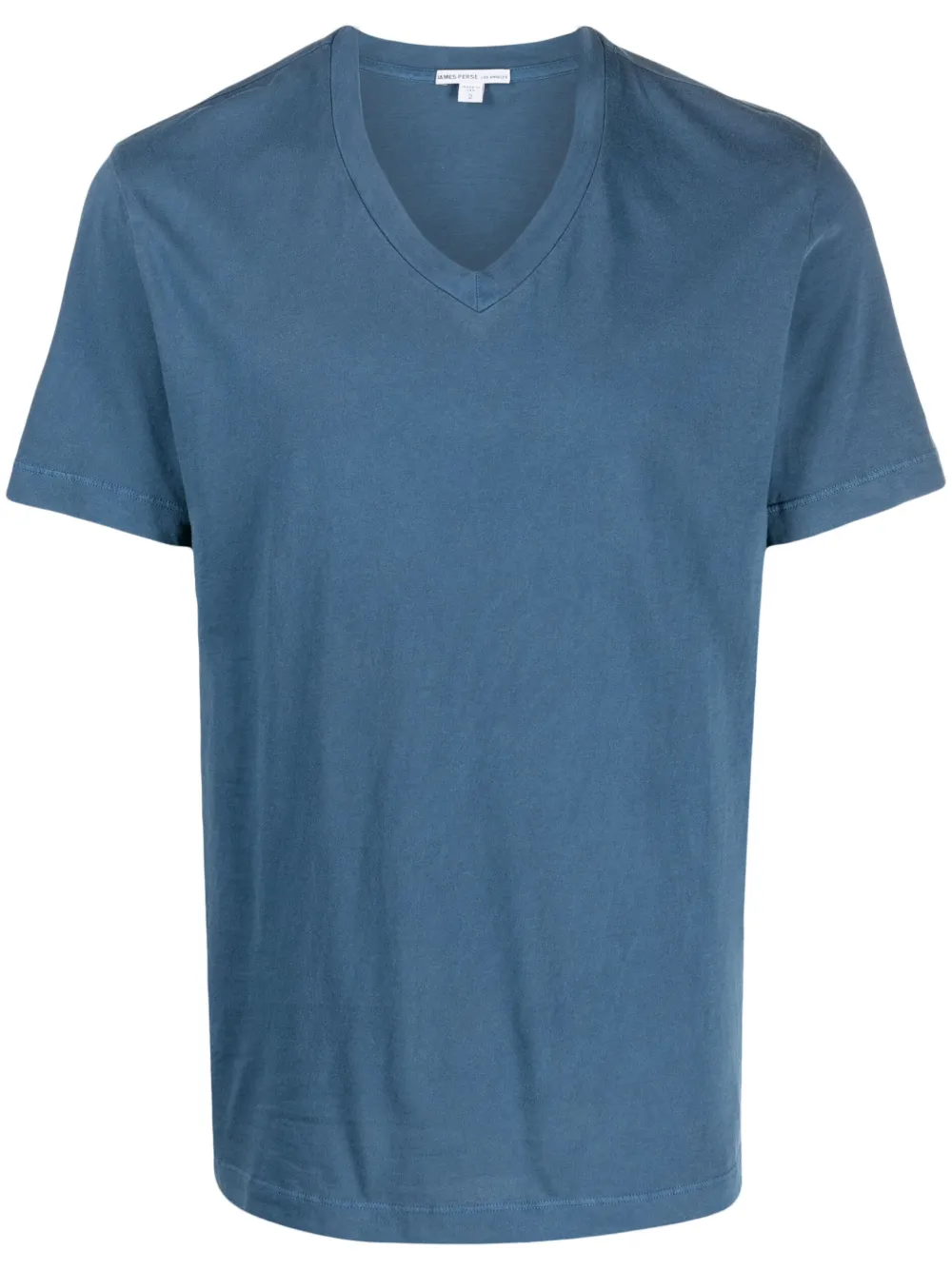 James Perse V-neck T-shirt In Blue