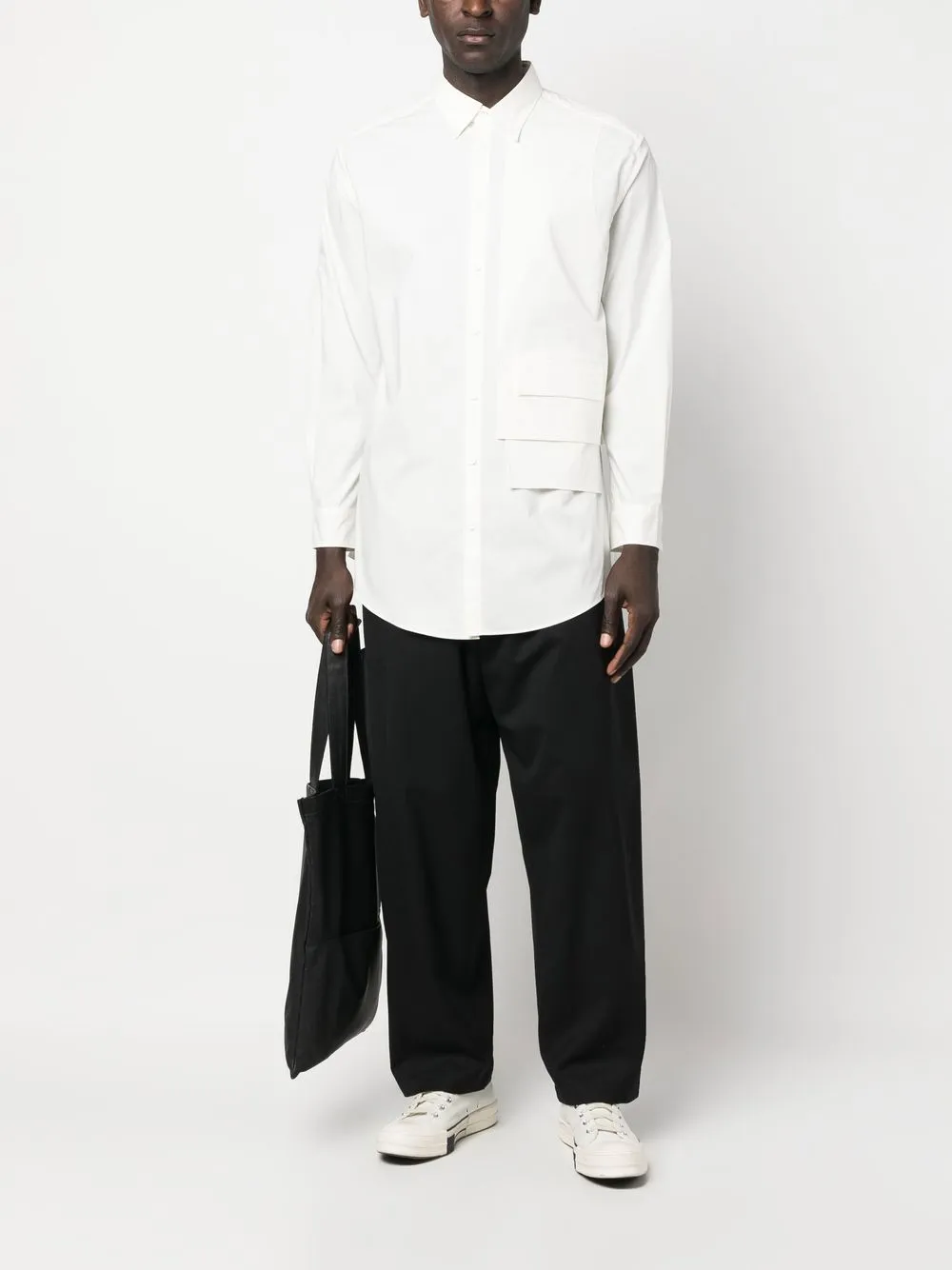 Y-3 Broek met trekkoordsluiting - Zwart