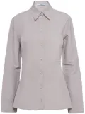 Prada paper-based button-up shirt - Grey