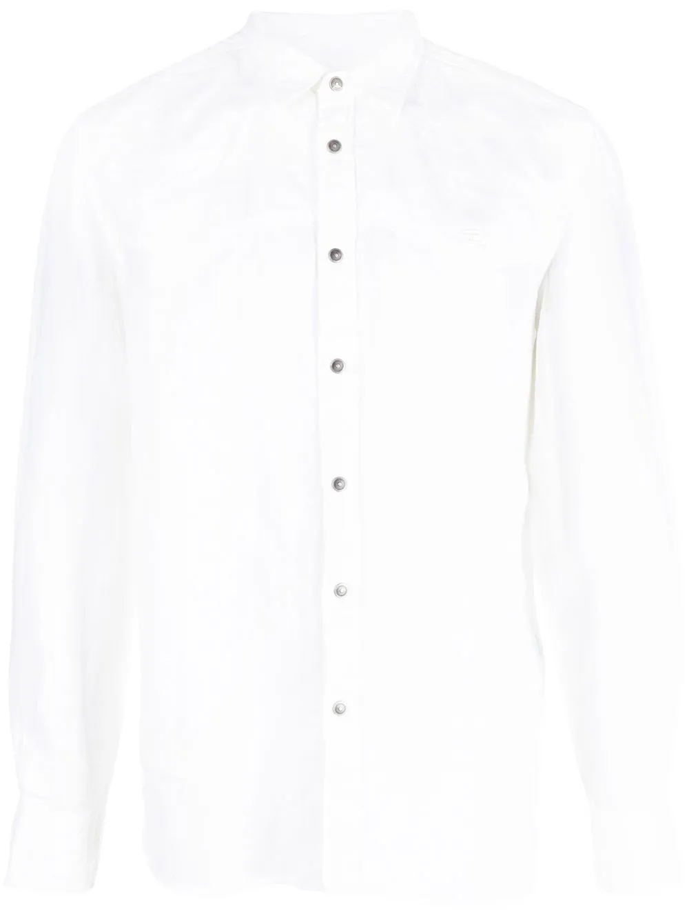 

Diesel plain linen-flax shirt - White