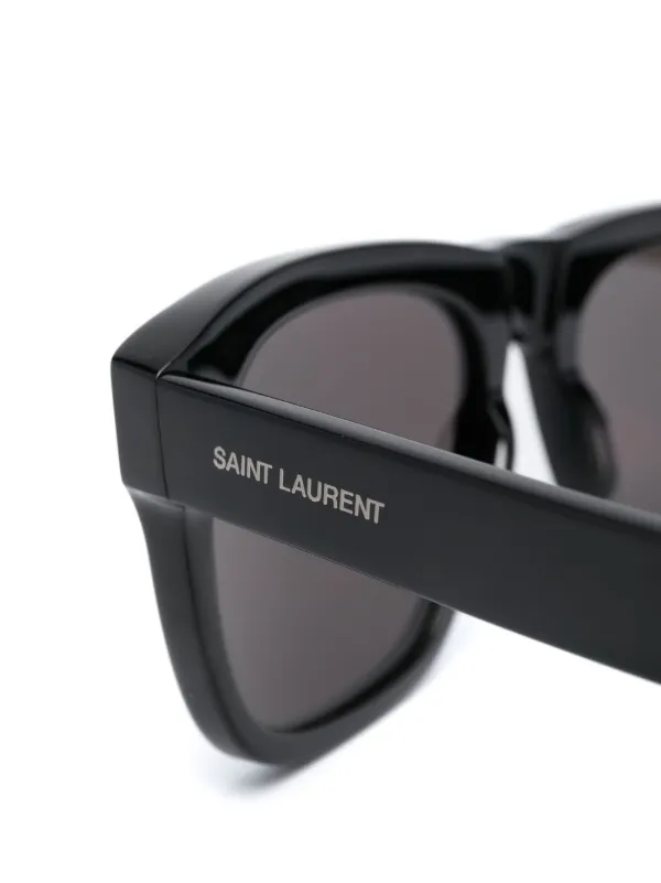 Saint Laurent Eyewear スクエアフレーム サングラス | ブラック