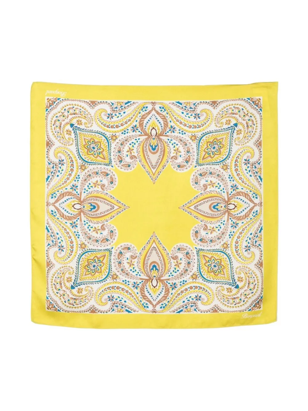 

Bonpoint paisley-print silk scarf - Yellow