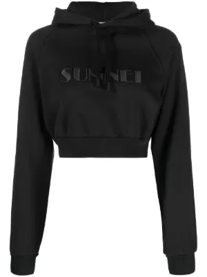 NINA RICCI - 【NINA RICCI】ニナリッチ ロゴパーカー Nina Ricci ロゴ パーカー | ブラック | FARFETCH JP