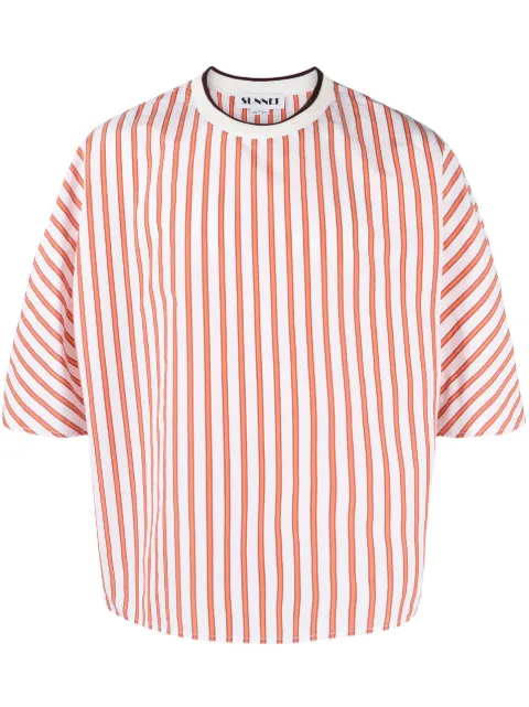 Sunnei striped crew-neck T-shirt