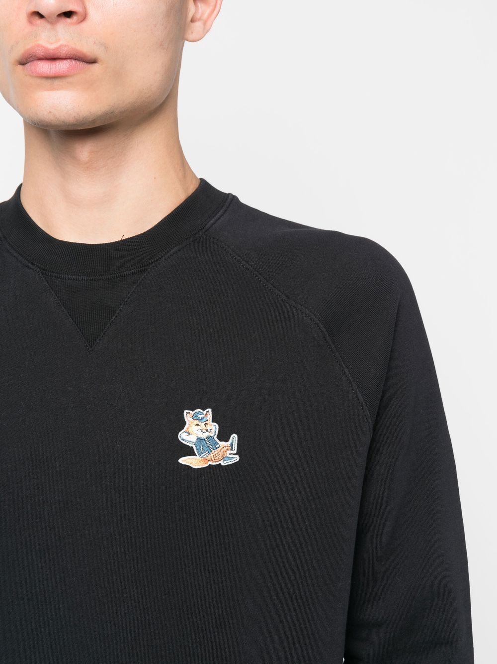 Maison Kitsune chest patch sweatshirt Men