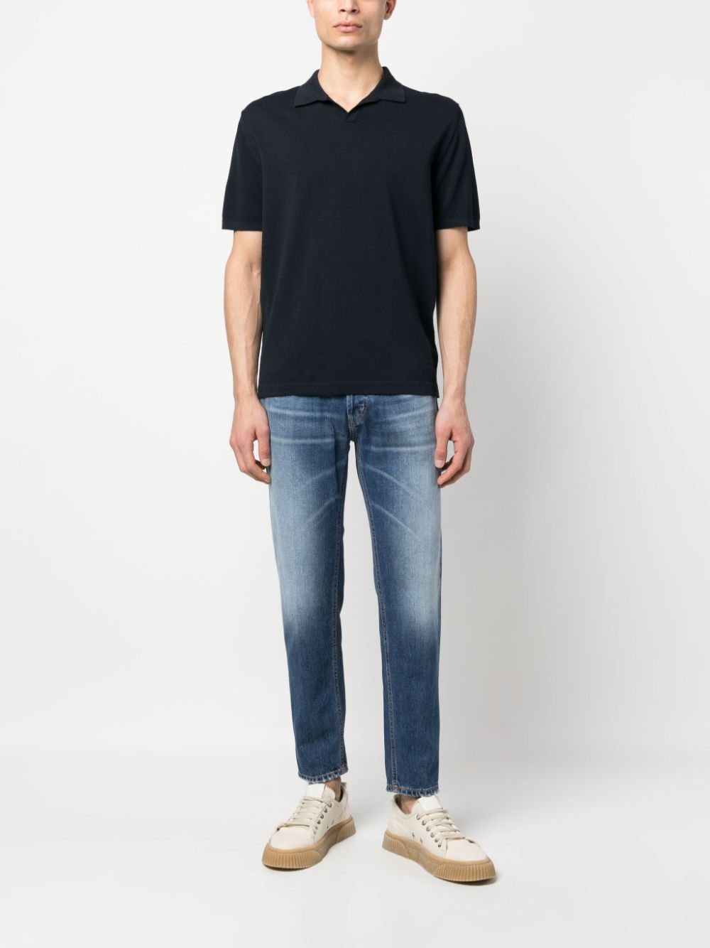 DONDUP Jeans met toelopende pijpen - Blauw