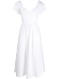 Vivetta flared mid-length dress - White