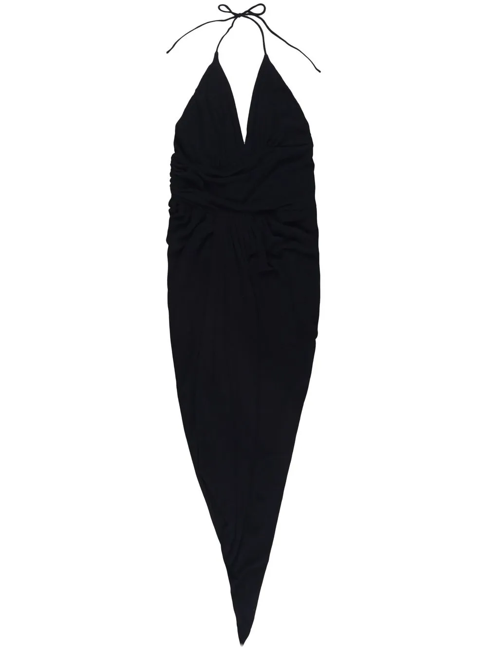 

Alexandre Vauthier vestido de canalé Sacriskirt - Negro