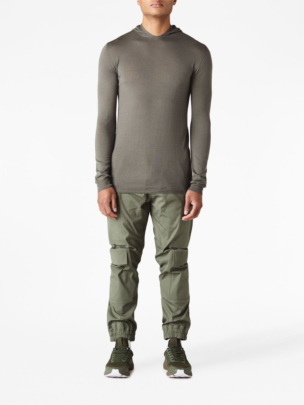 Rick Owens Sweater met capuchon - Grijs