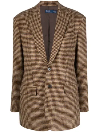 Ralph lauren houndstooth sport coat best sale