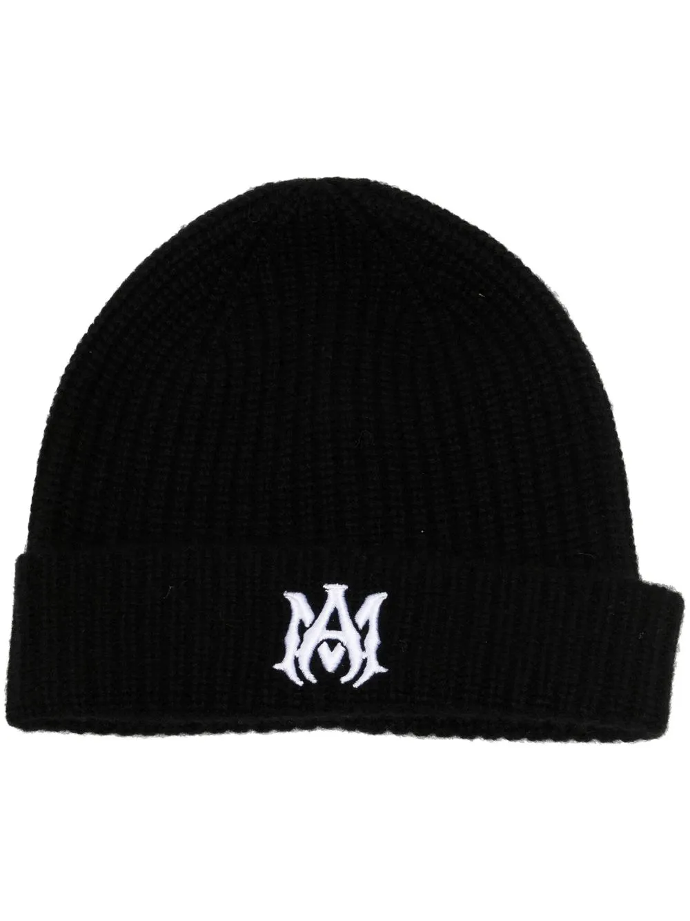 

AMIRI 'MA' logo-patch beanie - Black