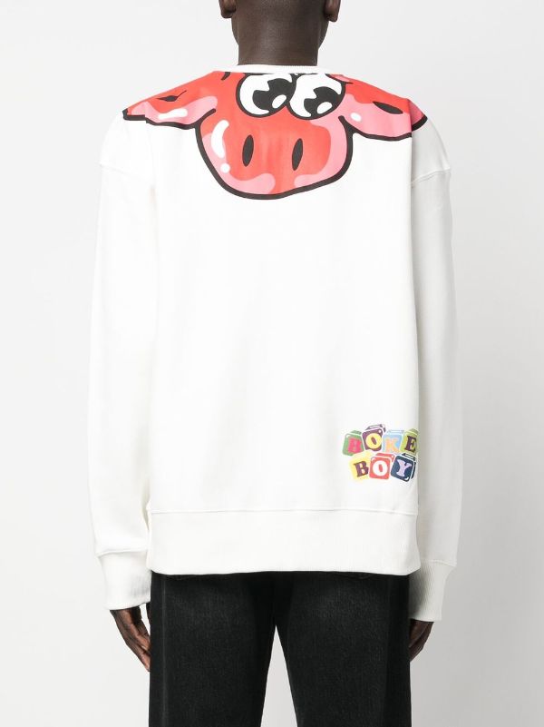 Kenzo Boke Flower graphic-print Sweatshirt - White