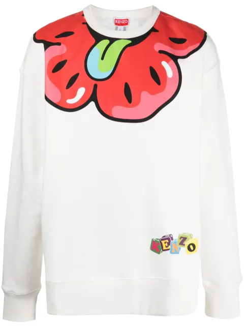 Kenzo Boke flower graphic-print sweatshirt Men