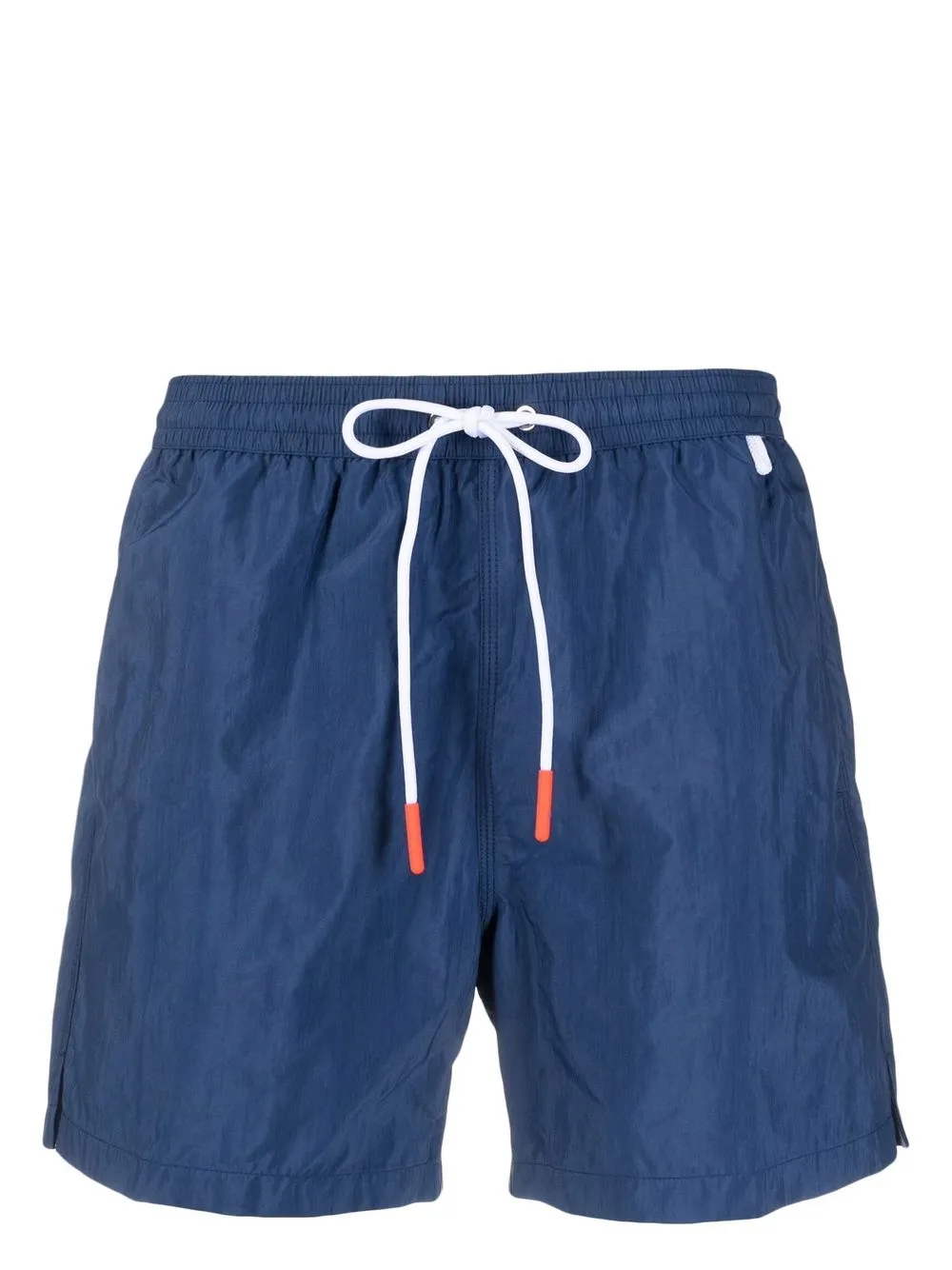 

Isaia shorts de playa con cordones en la pretina - Azul