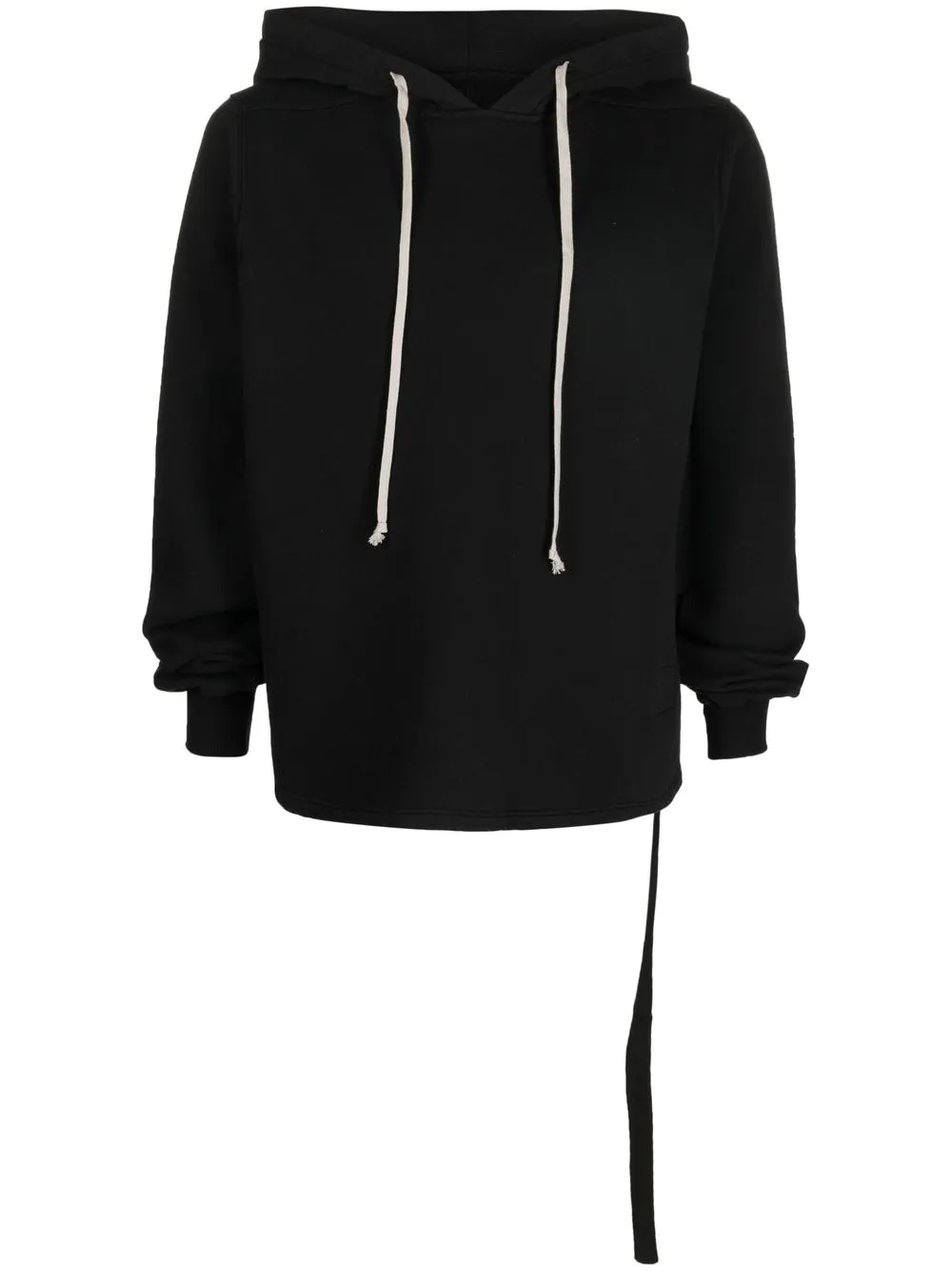 

Rick Owens DRKSHDW ribbed cuffs cotton hoodie - Black