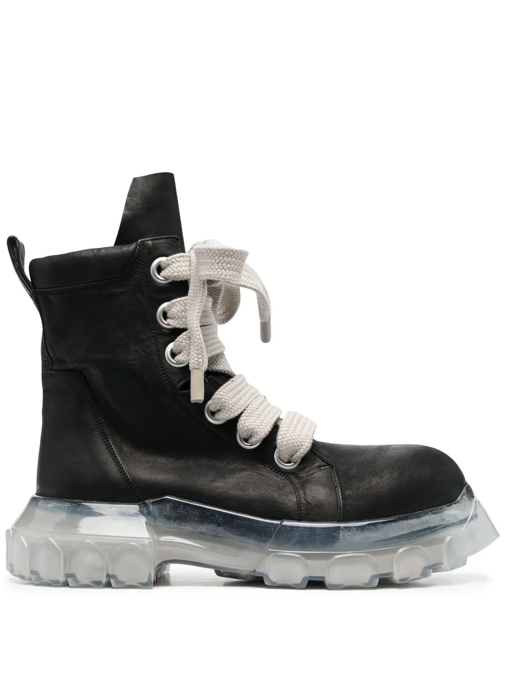 Rick Owens Jumbolaced Laceup Bozo Boots - Farfetch