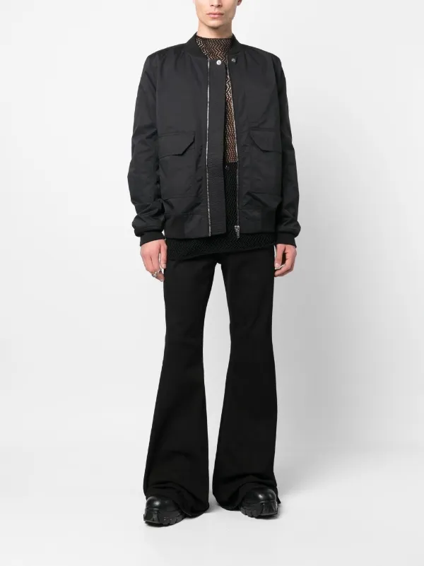 Rick Owens DRKSHDW Flap Pocket Bomber Jacket - Farfetch