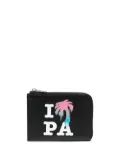 Palm Angels I Love PA coin purse - Black