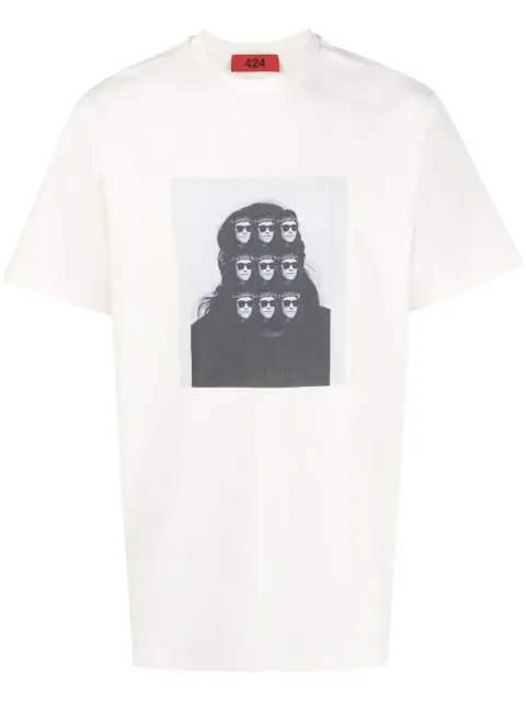 424 playera con estampado gráfico