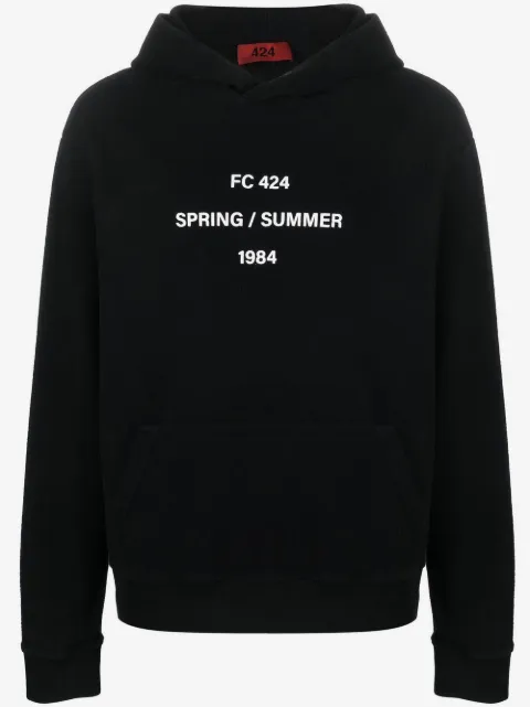 424 hoodie con logo bordado
