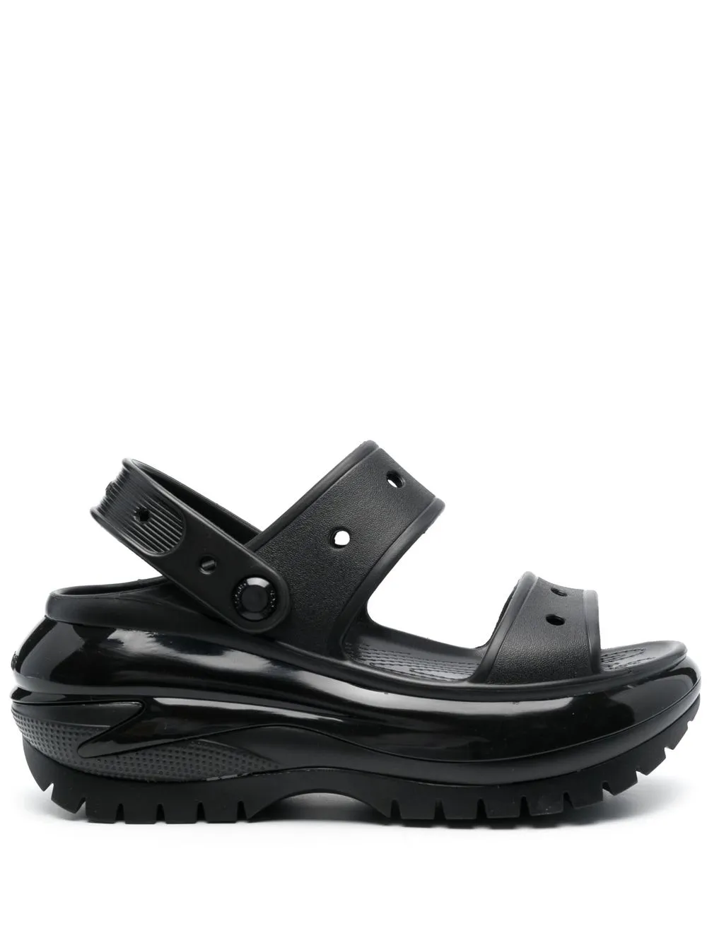 Crocs Mega Crush rubber sandals Black