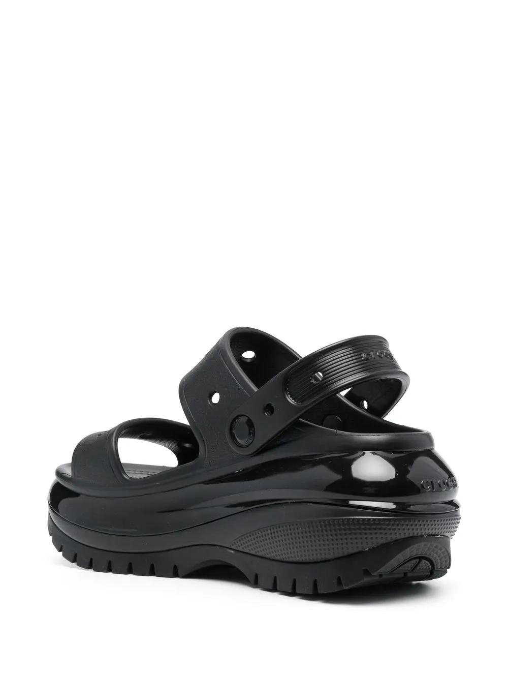 Crocs Mega Crush rubber sandals Black