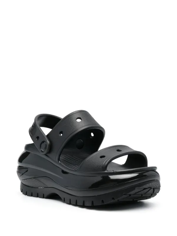 Crocs Mega Crush Rubber Sandals Black FARFETCH PH