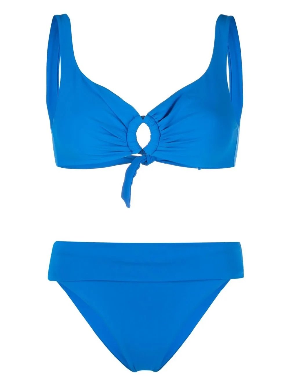 

Fisico hoop detailing bikini set - Blue