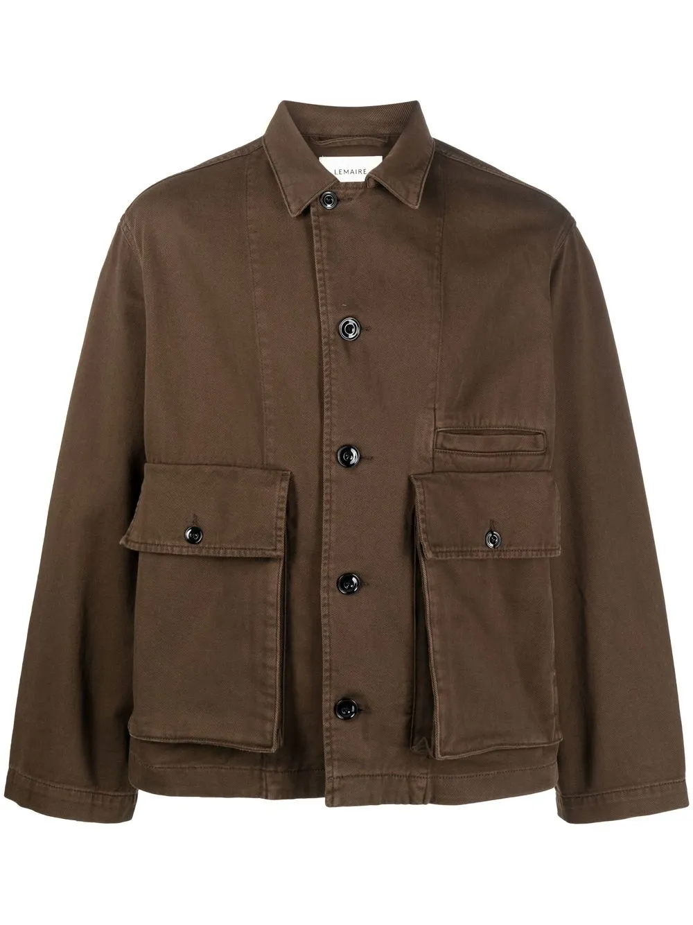 

Lemaire long-sleeved shirt jacket - Brown