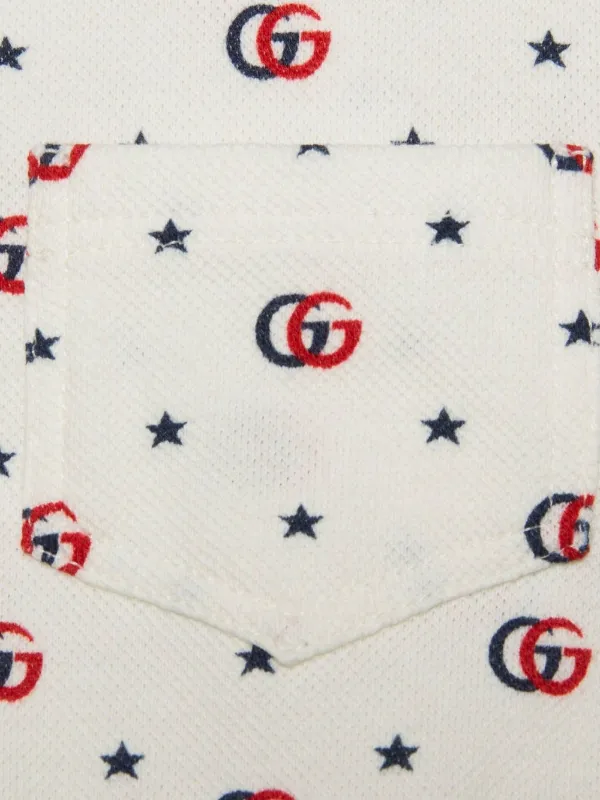 Gucci Kids GG star-print Polo Dress - Farfetch
