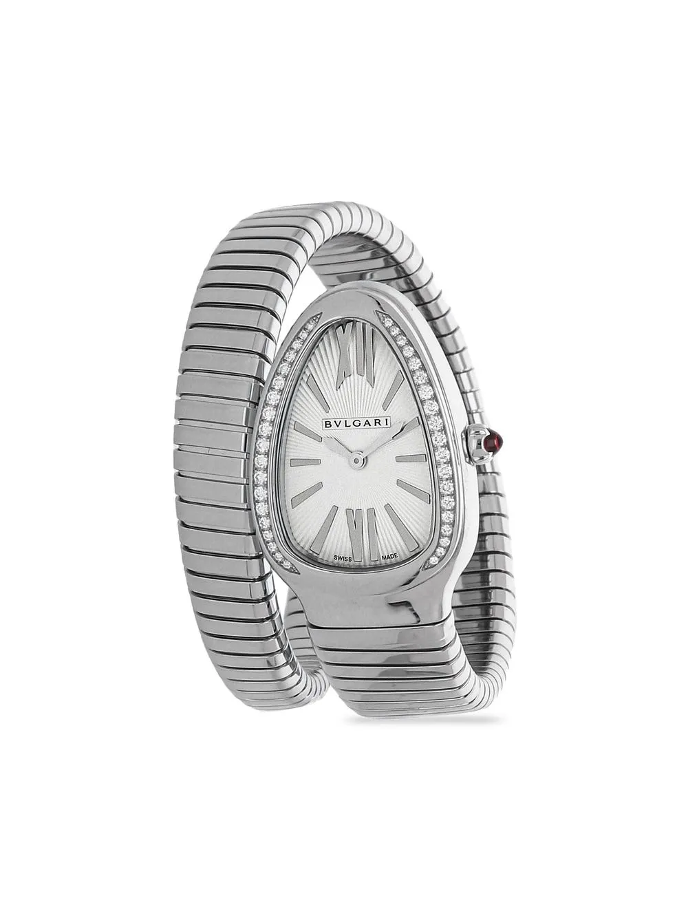 

Bvlgari Pre-Owned pre-owned Serpenti Tubogas 35mm - Silver