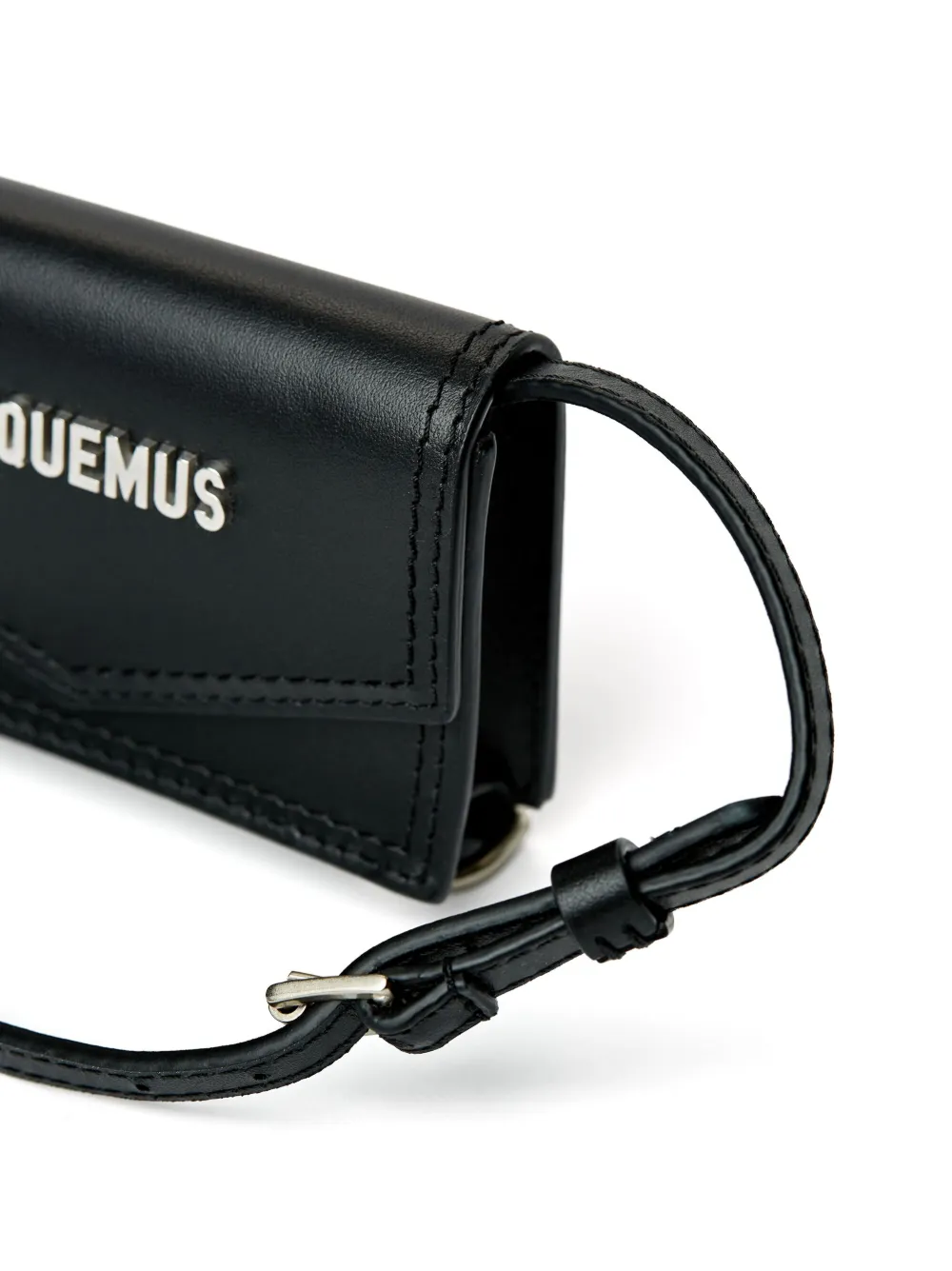 Le Porte Azur Leather Crossbody Bag in Black - Jacquemus