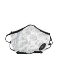 Canada Goose logo-appliqué graphic-print face mask - White