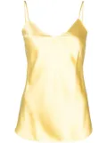 Polo Ralph Lauren spaghetti-straps silky top - Yellow