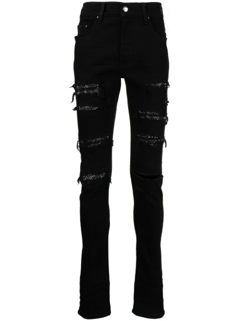AMIRI Thrasher crystal-embellished jeans