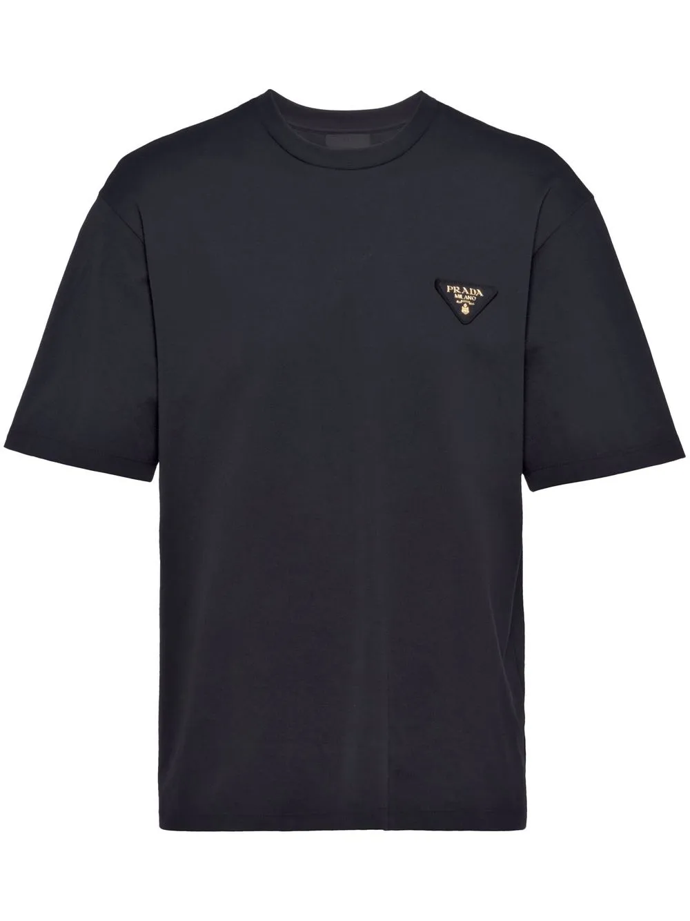 

Prada logo-patch short-sleeved T-shirt - F0002 BLACK
