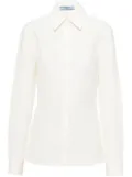 Prada paper-based button-up shirt - White