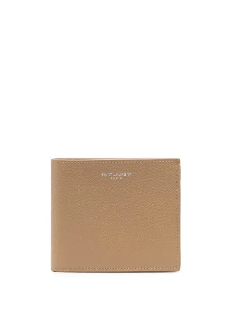 Saint Laurent logo-stamp wallet