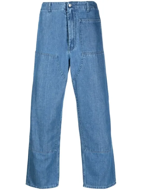 MM6 Maison Margiela straight-leg cut trousers