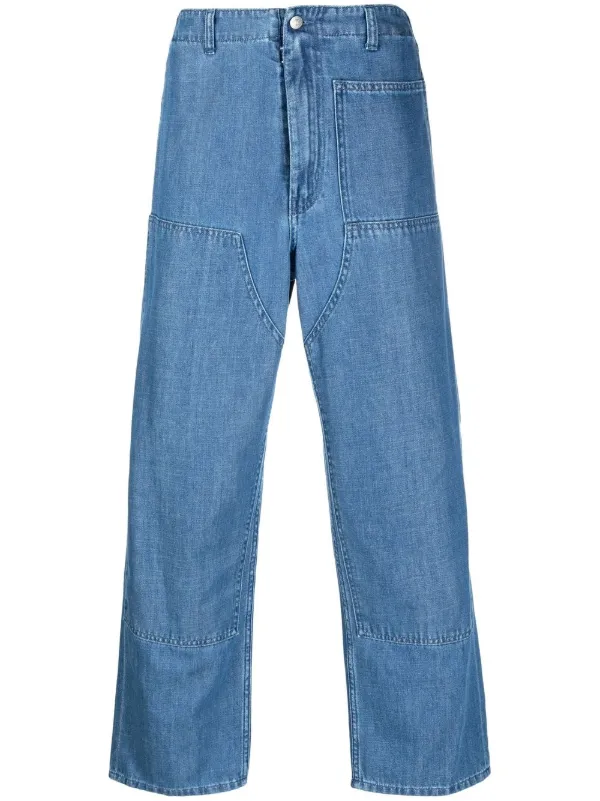 MM6 Maison Margiela 21ss フレアストレートパンツ MM6 Maison Margiela フレアパンツ | ブラック | FARFETCH JP