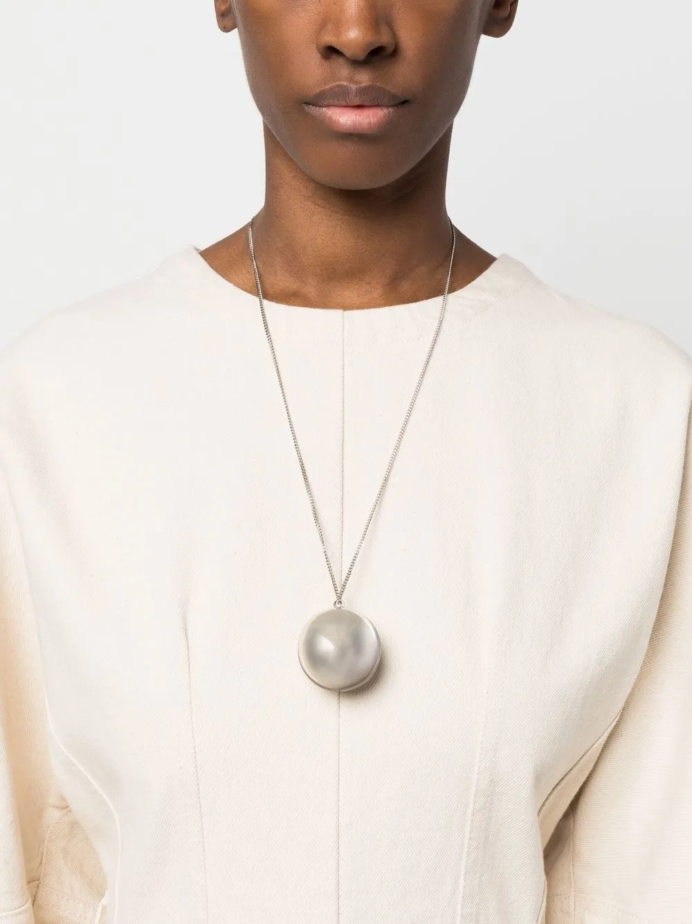 MM6 Maison Margiela Halsketting met hanger - Zilver