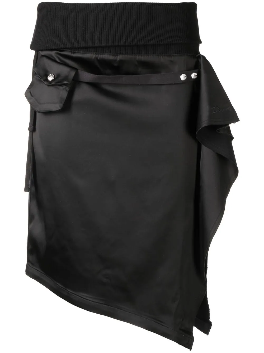 

Diesel O-Pauline asymmetric skirt - Black