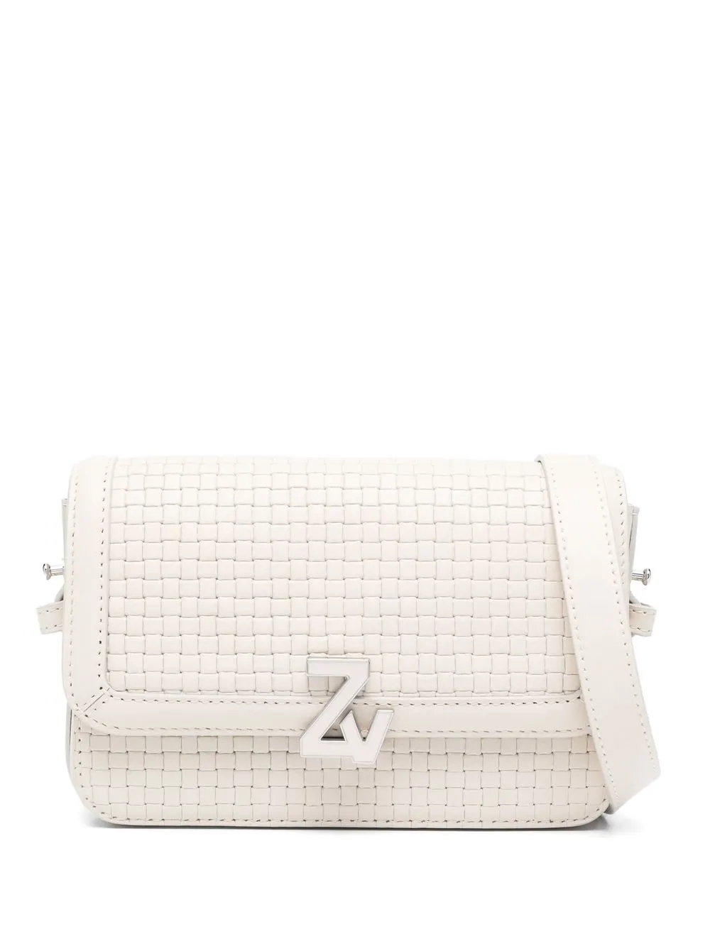 

Zadig&Voltaire logo-plaque leather shoulder bag - Neutrals