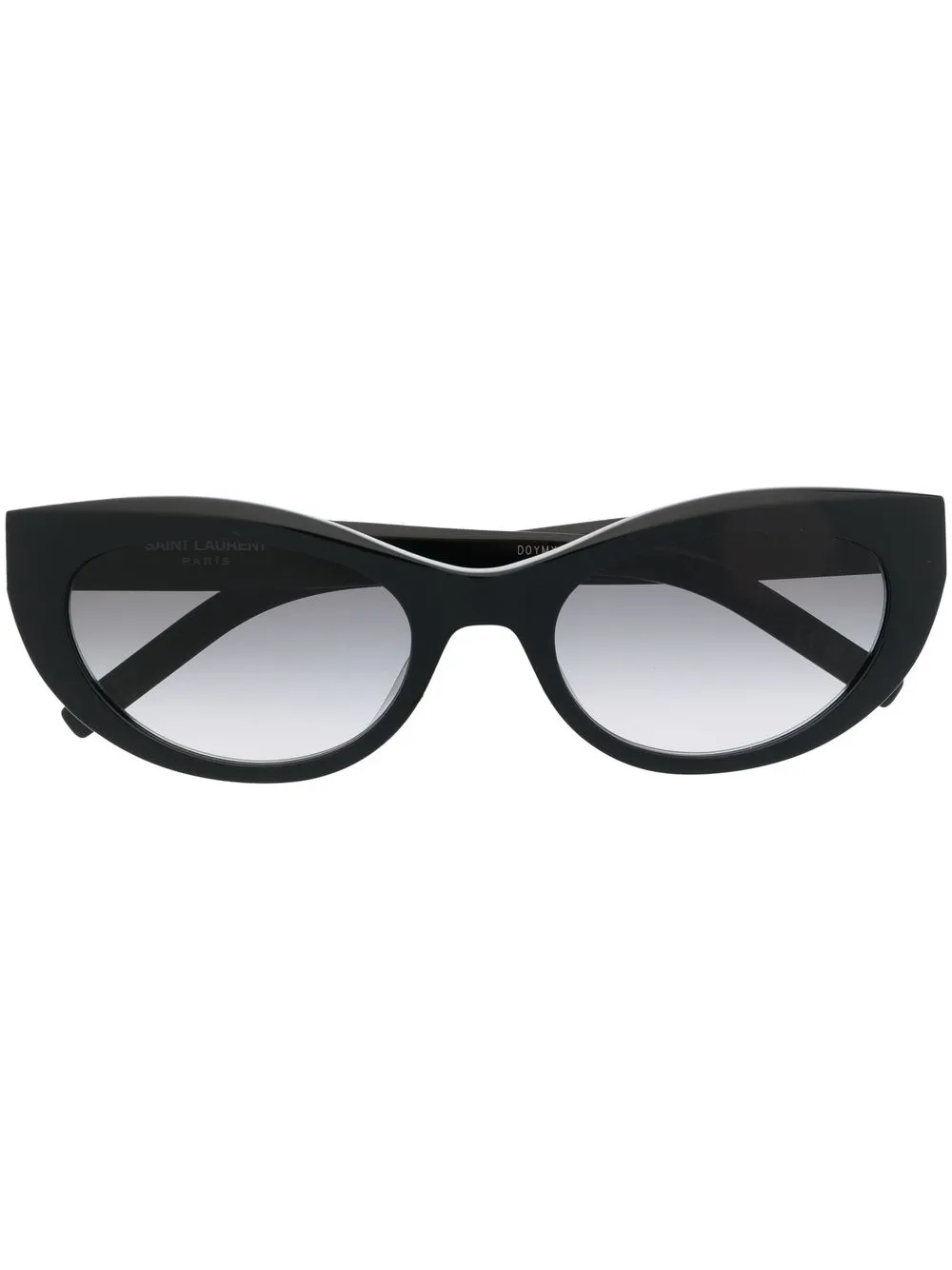 Saint Laurent 猫眼框太阳眼镜 In Black