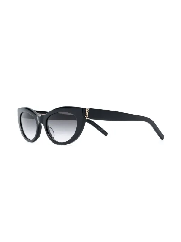 Saint Laurent ブラック キャットアイ サングラス Saint Laurent Eyewear キャットアイ サングラス | ブラック