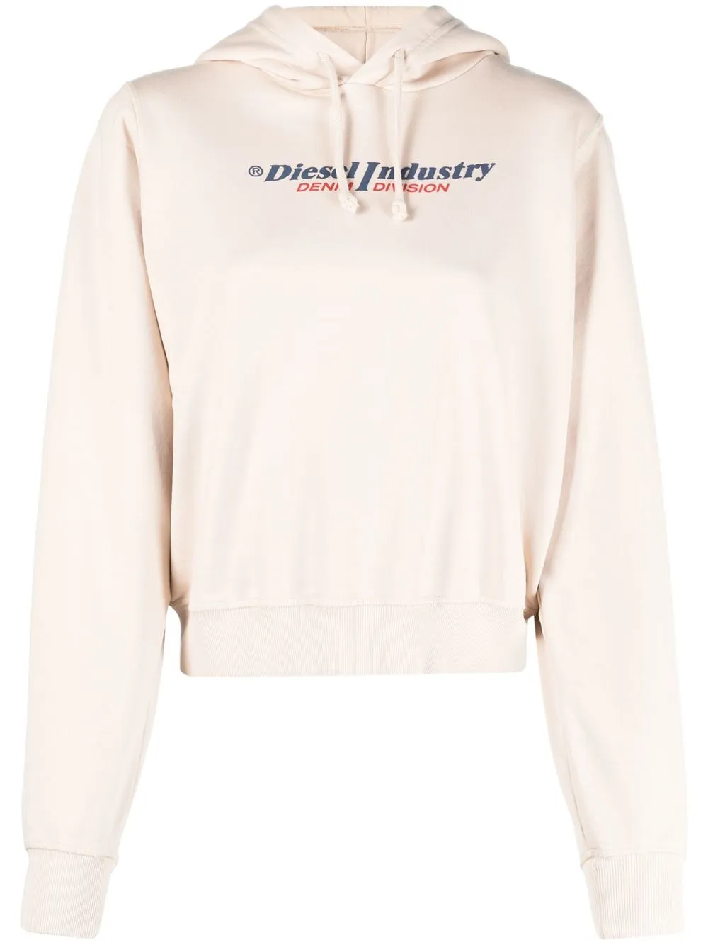 

Diesel logo-print long-sleeve hoodie - Neutrals