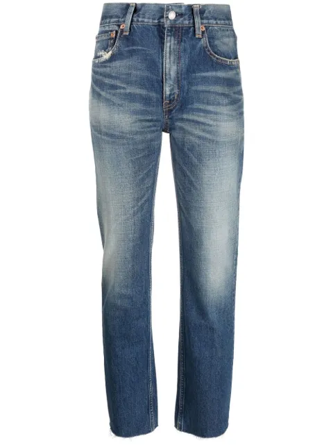 Saint Laurent high-rise straight-leg jeans