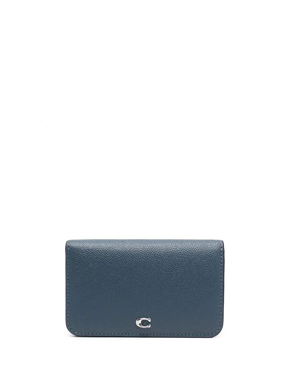 

Coach leather logo-plaque purse - Blue