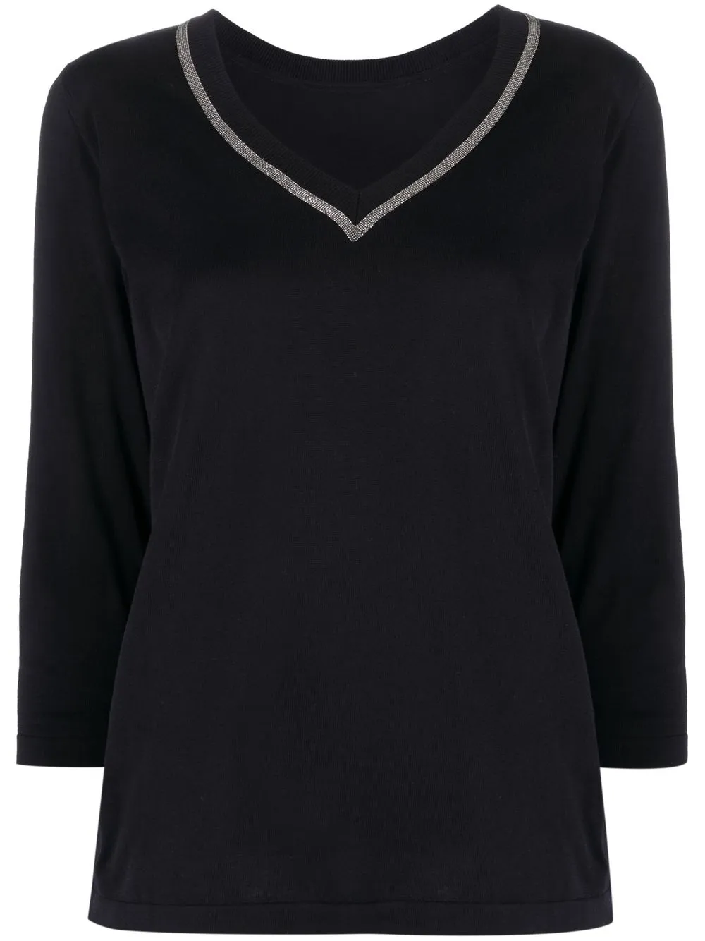 

Fabiana Filippi V-neck pullover jumper - Blue