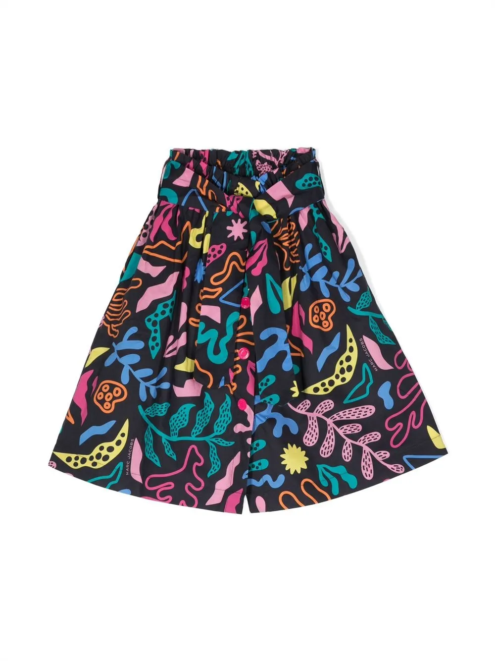 

Marc Jacobs Kids all-over graphic-print skirt - Blue